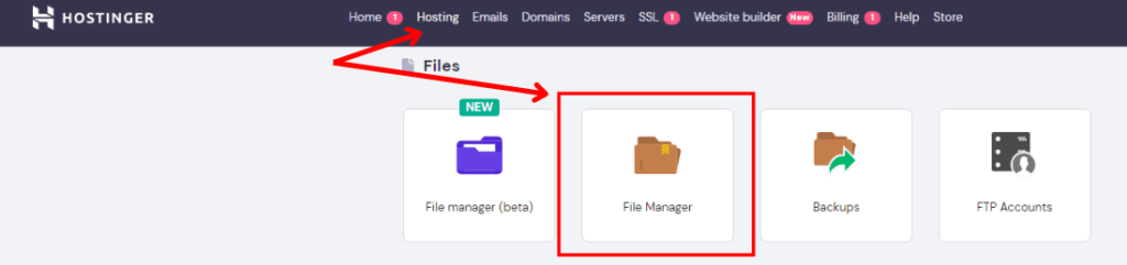 cpanel file manager